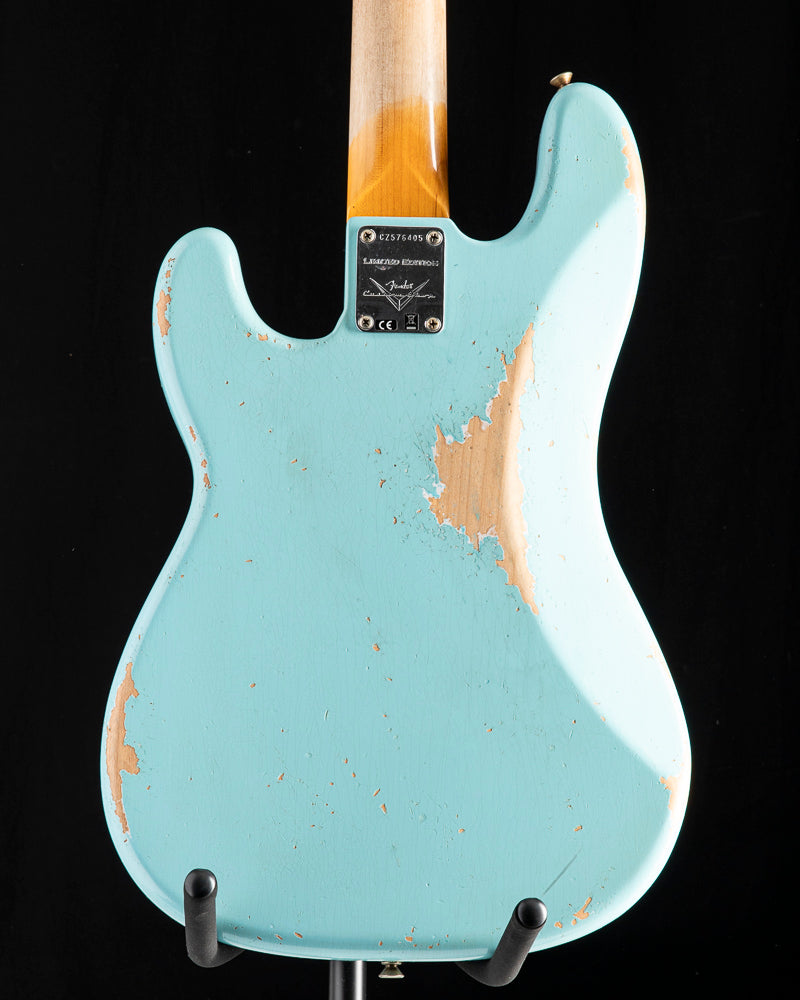 Fender Custom Shop '63 Precision Bass Relic Aged Daphne Blue