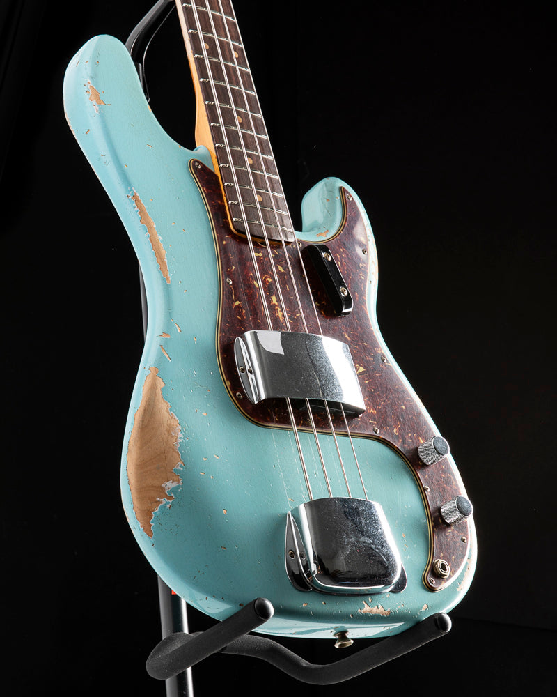 Fender Custom Shop '63 Precision Bass Relic Aged Daphne Blue