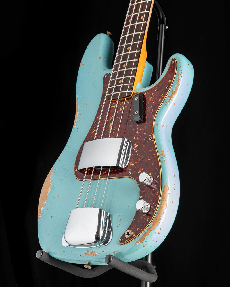 Fender Custom Shop '63 Precision Bass Relic Aged Daphne Blue