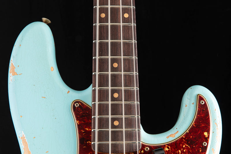 Fender Custom Shop '63 Precision Bass Relic Aged Daphne Blue