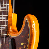 Fender Custom Shop Artisan Maple Burl Jazz Bass Relic Honey Burst