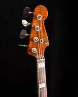 Fender Custom Shop Artisan Maple Burl Jazz Bass Relic Honey Burst
