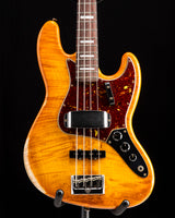 Fender Custom Shop Artisan Maple Burl Jazz Bass Relic Honey Burst
