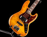 Fender Custom Shop Artisan Maple Burl Jazz Bass Relic Honey Burst