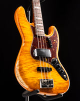Fender Custom Shop Artisan Maple Burl Jazz Bass Relic Honey Burst