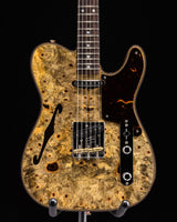 Fender Custom Shop Artisan Series Buckeye Burl Double Esquire Aged Natural