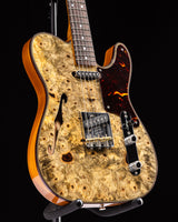 Fender Custom Shop Artisan Series Buckeye Burl Double Esquire Aged Natural