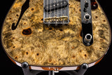 Fender Custom Shop Artisan Series Buckeye Burl Double Esquire Aged Natural