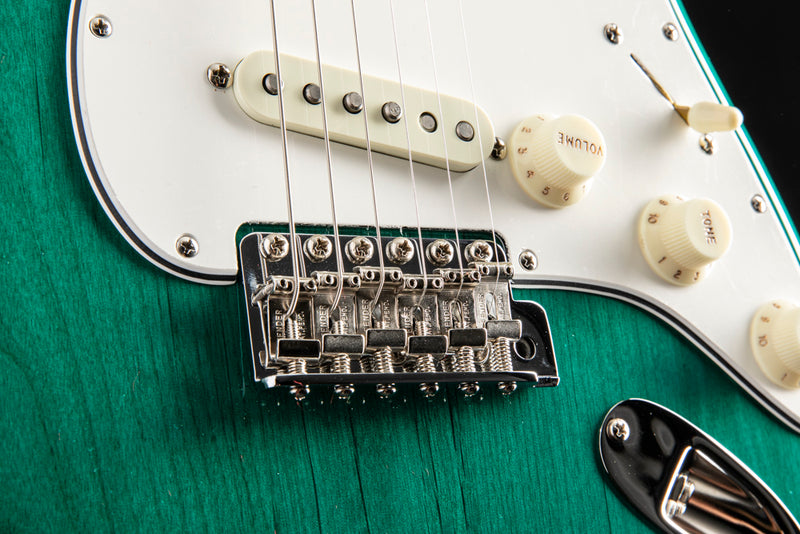 Fender Custom Shop '65 Stratocaster Maple NOS Aged Teal Green Transparent