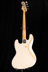 Used Fender Flea Jazz Bass Roadworn Faded Shell Pink