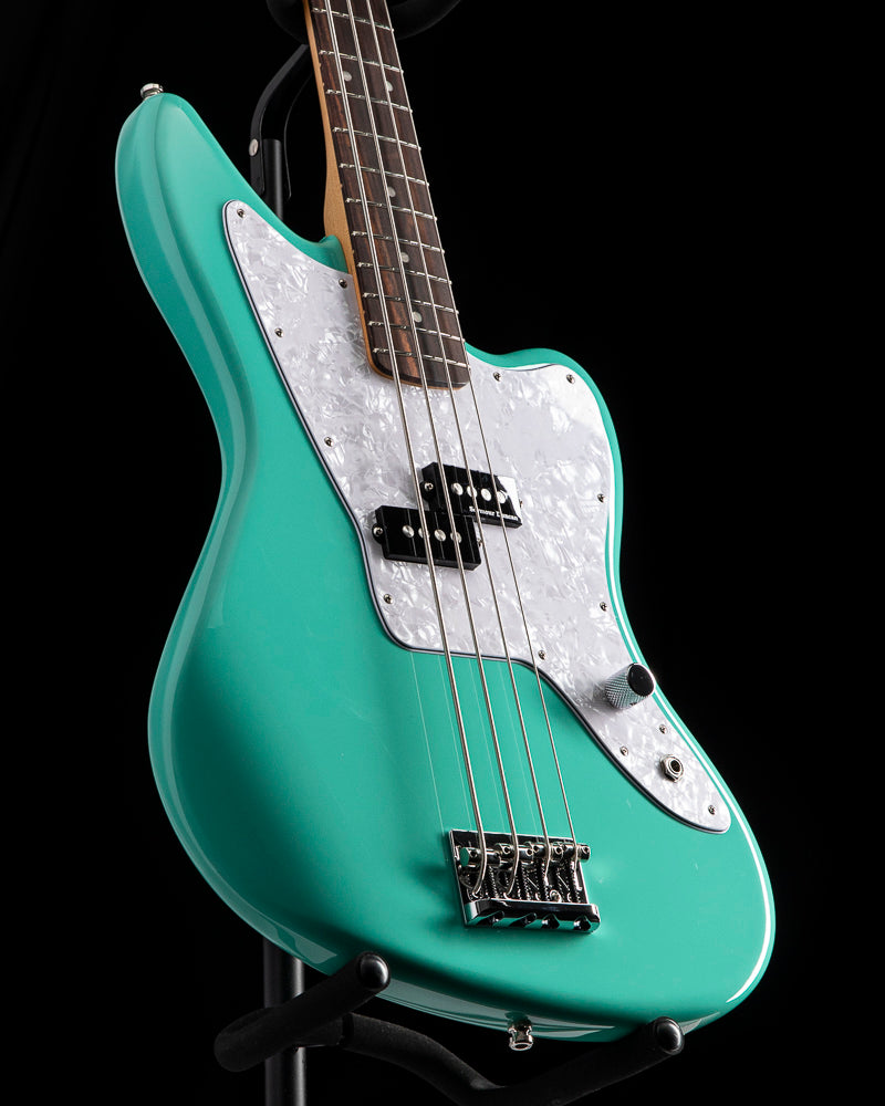 mark hoppus bass gear Fender Limited Edition Mark Hoppus Jaguar Bass Sea Foam Green