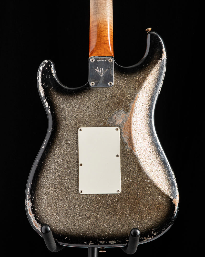 Fender Custom Shop '60 Stratocaster Heavy Relic Silver Sparkle Burst Masterbuilt Andy Hicks