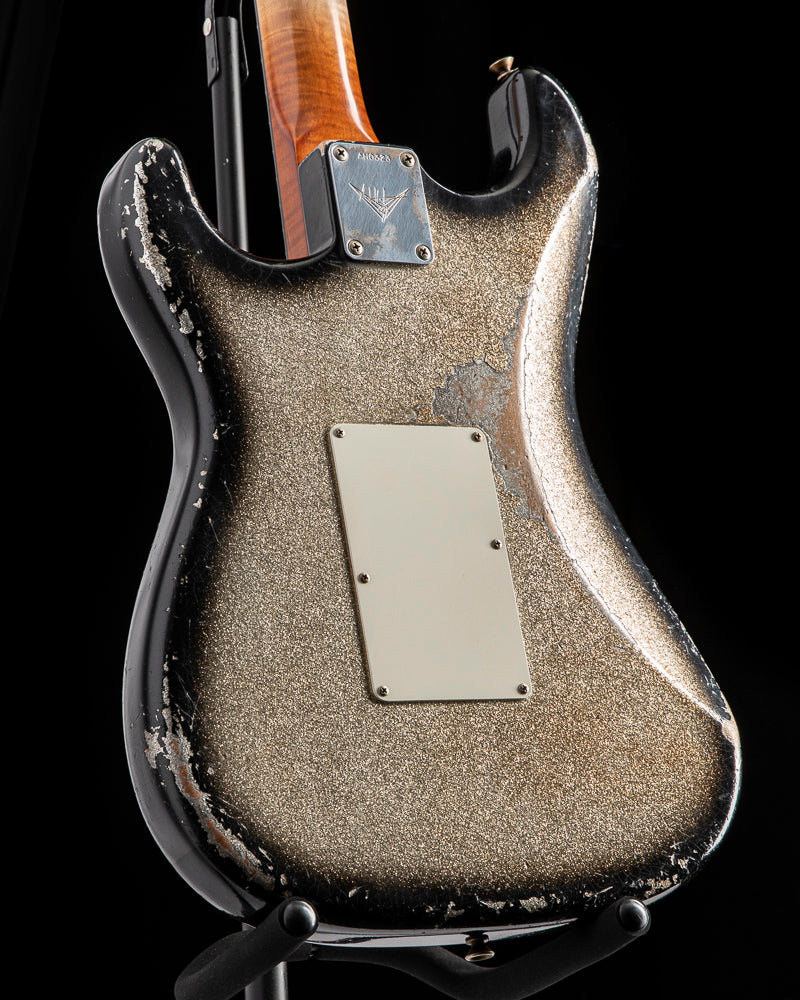 Fender Custom Shop '60 Stratocaster Heavy Relic Silver Sparkle Burst Masterbuilt Andy Hicks
