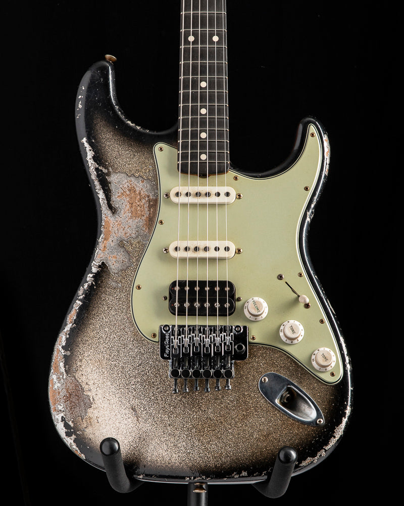 Fender Custom Shop '60 Stratocaster Heavy Relic Silver Sparkle Burst Masterbuilt Andy Hicks