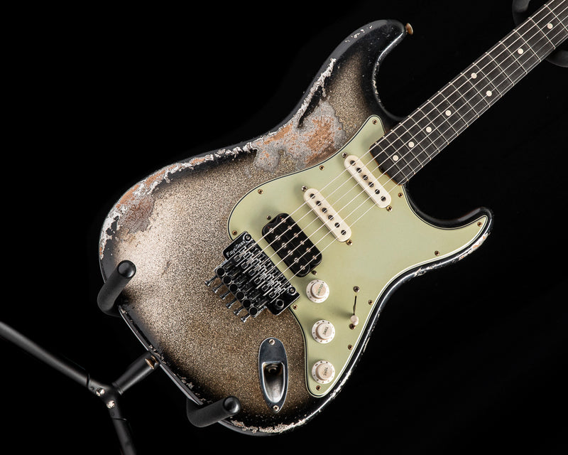 Fender Custom Shop '60 Stratocaster Heavy Relic Silver Sparkle Burst Masterbuilt Andy Hicks