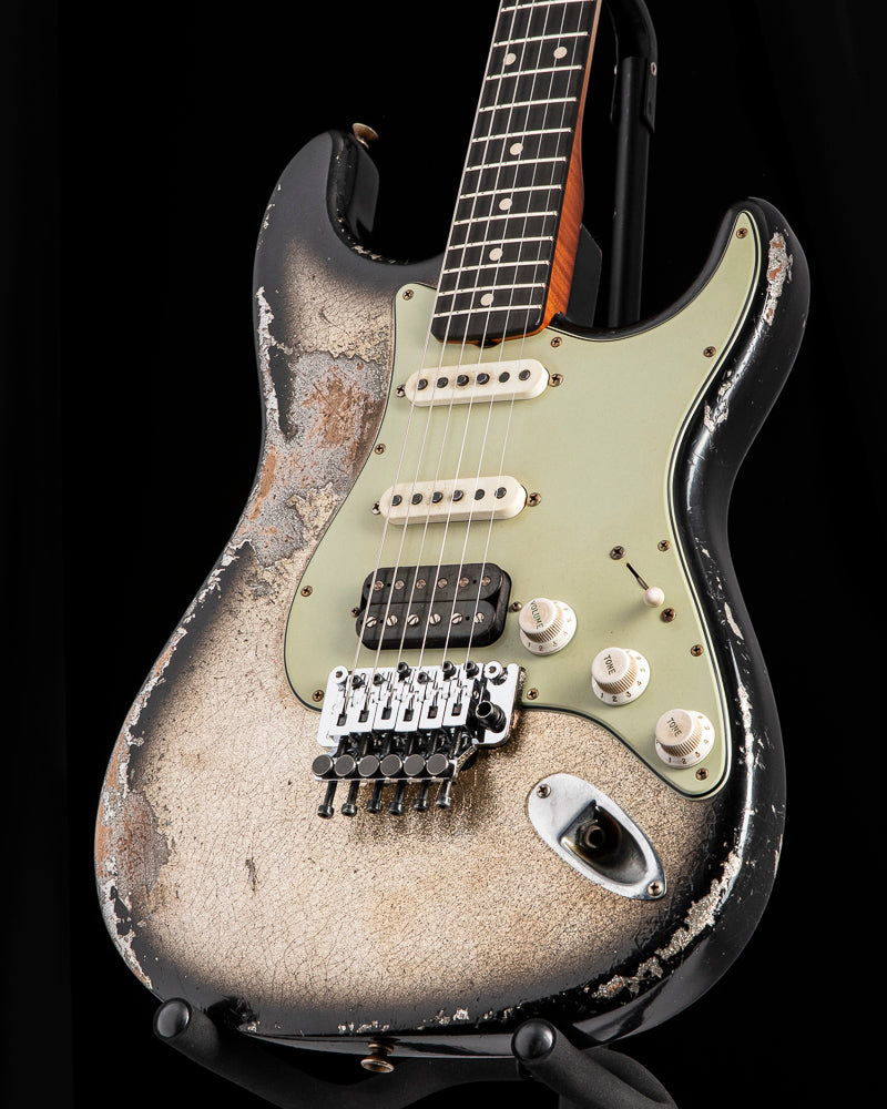 Fender Custom Shop '60 Stratocaster Heavy Relic Silver Sparkle Burst Masterbuilt Andy Hicks