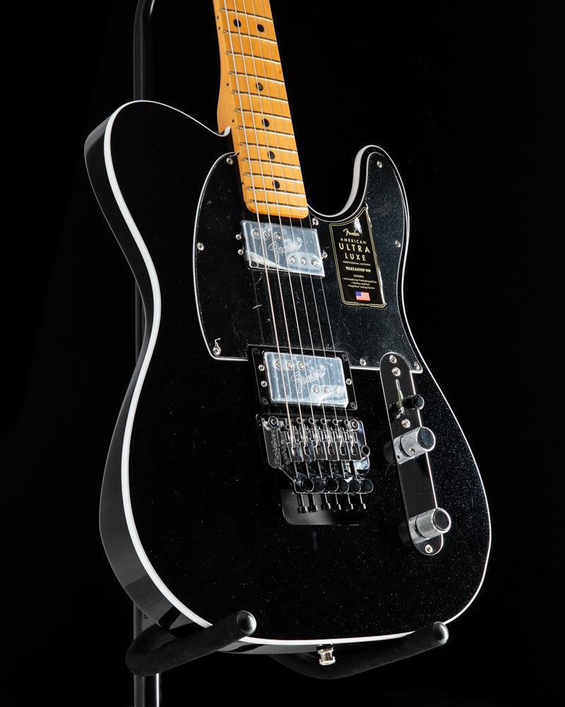 Fender American Ultra Luxe Telecaster Floyd Rose HH Mystic Black fender-american-ultra-luxe-telecaster-floyd-rose-hh-mystic-black