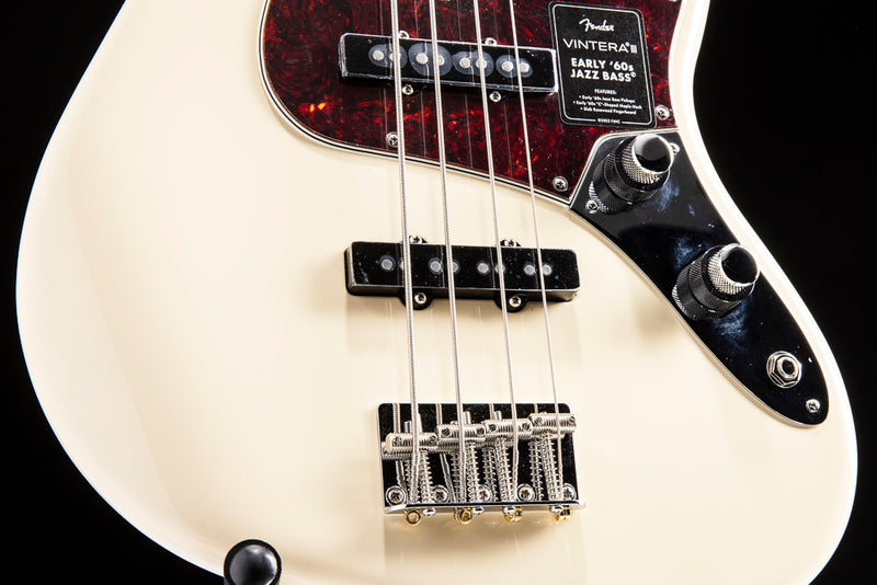 Fender Vintera III Early 60's Jazz Bass Olympic White