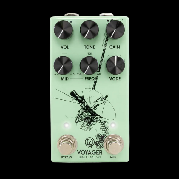 Walrus Audio Voyager Preamp/Overdrive MKII Seafoam Green