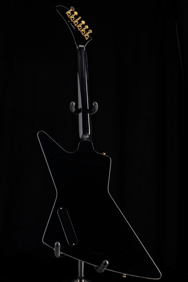 Classic Gibson Custom Explorer Electric Guitar in Ebony