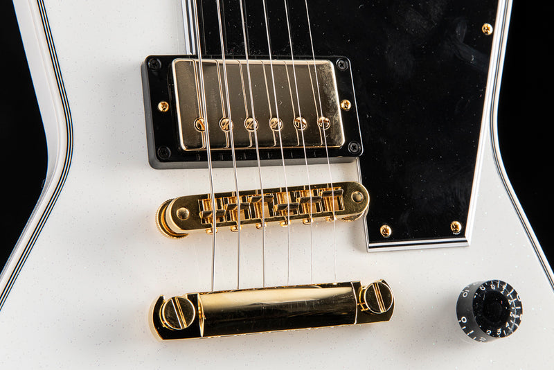 Gibson Custom Explorer Custom Alpine White Sparkle