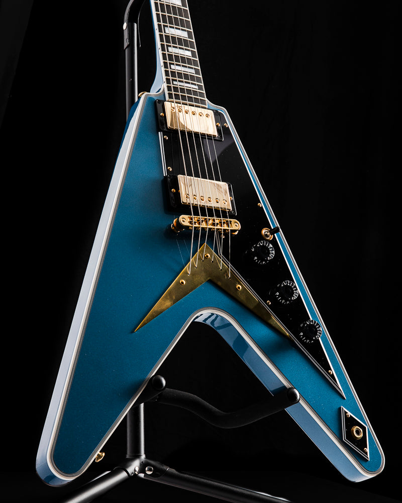 Gibson Custom M2M Flying V Custom Pelham Blue VOS