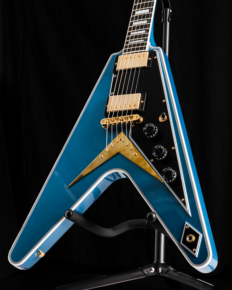 Gibson Custom M2M Flying V Custom Pelham Blue VOS