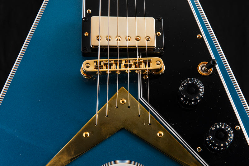 Gibson Custom M2M Flying V Custom Pelham Blue VOS