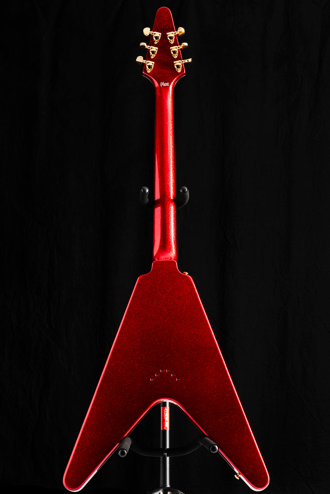 Gibson Custom M2M Flying V Custom Red Sparkle VOS