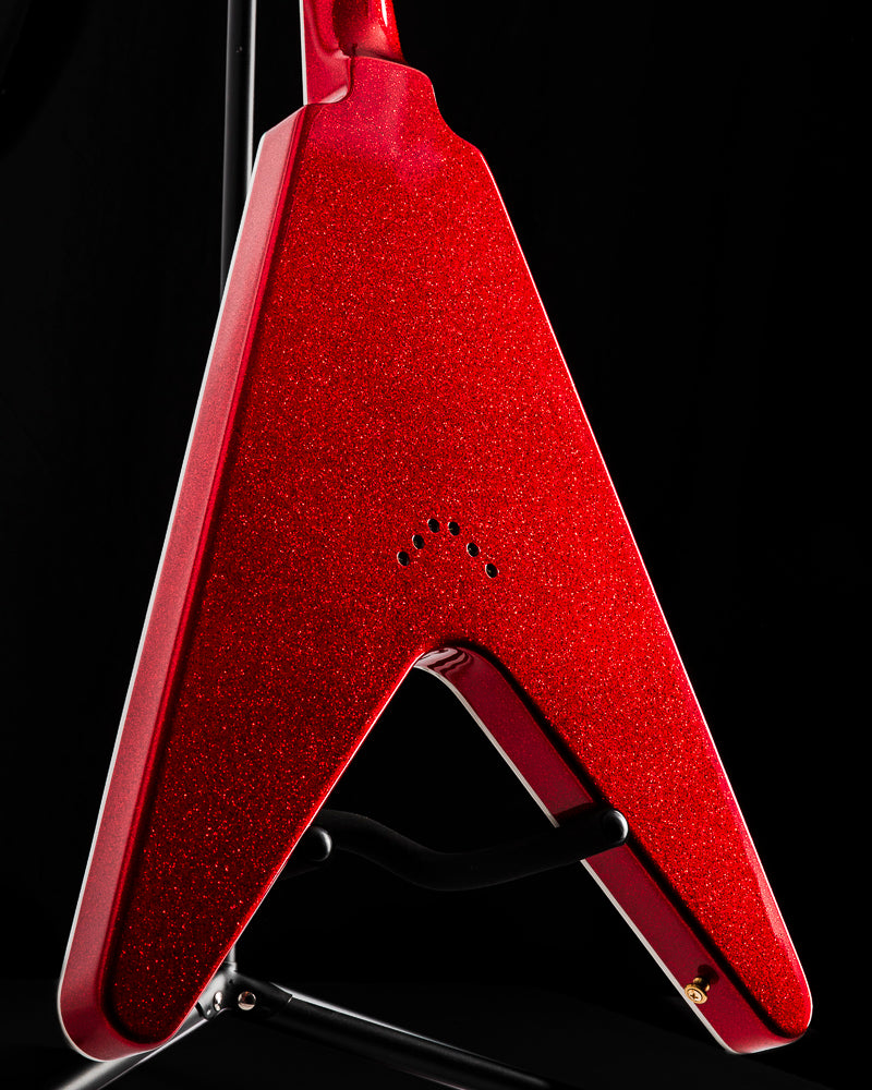 Gibson Custom M2M Flying V Custom Red Sparkle VOS