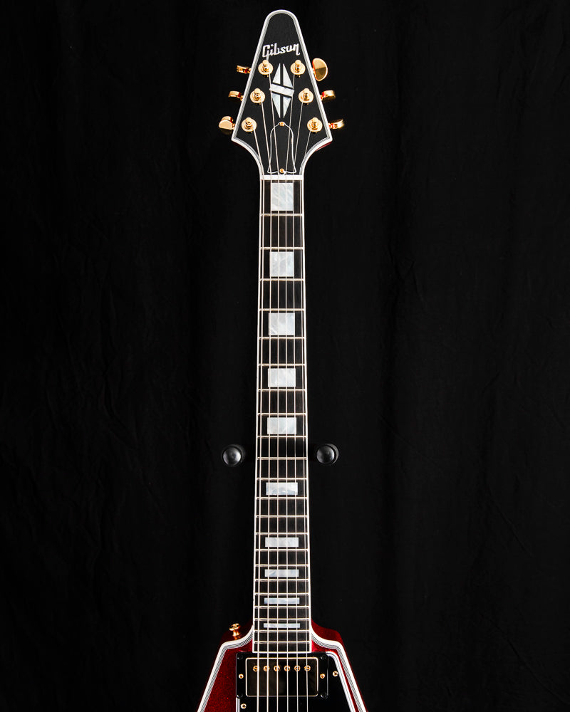 Gibson Custom M2M Flying V Custom Red Sparkle VOS