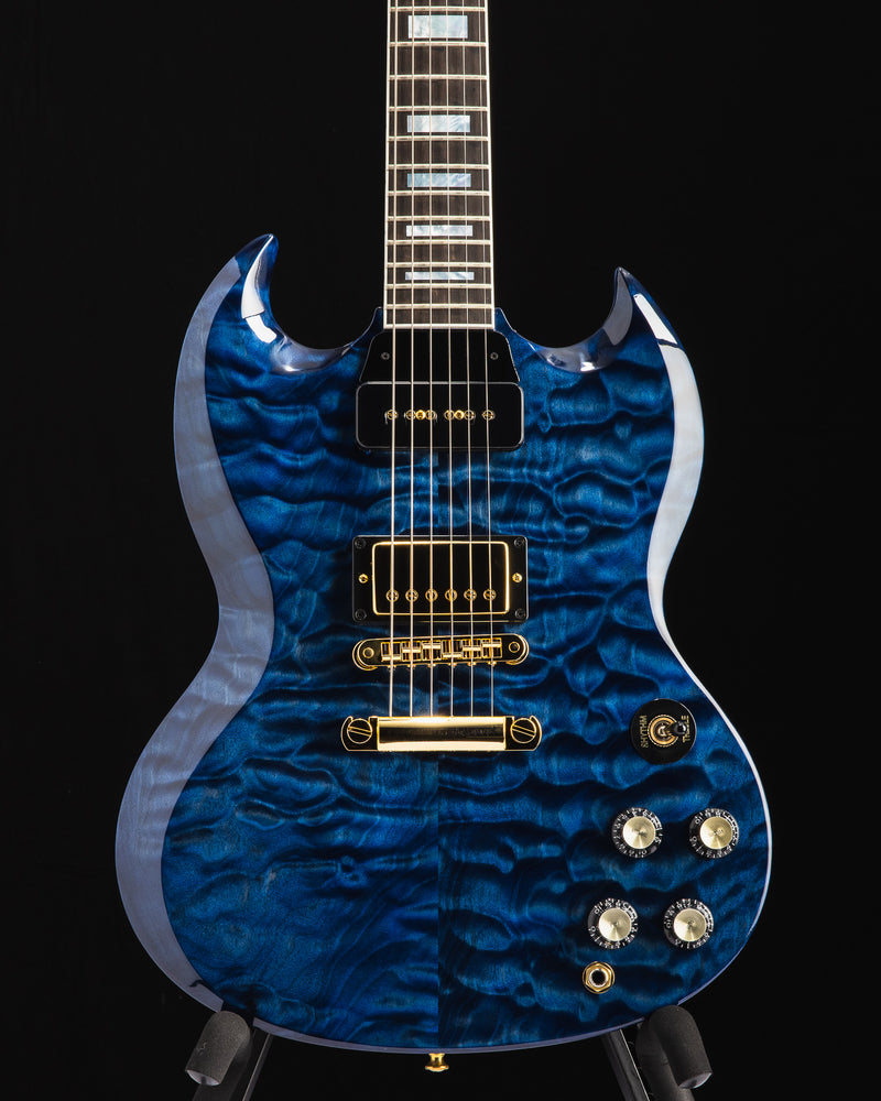Gibson Custom SG Custom Quilt Blue Abyss - Brian’s Guitars