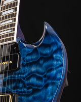 Gibson Custom SG Custom Quilt Blue Abyss