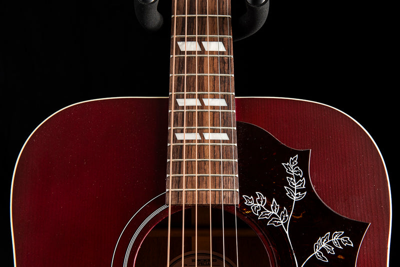 Gibson Hummingbird Special Acoustic Guitar in Satin Wine Red