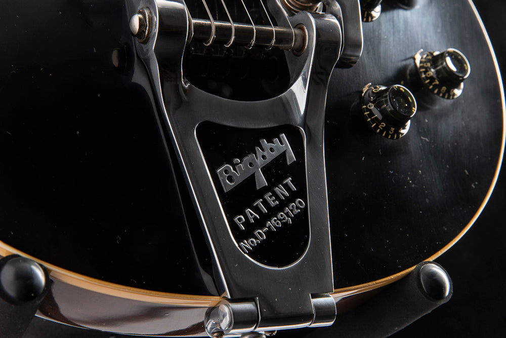 Gibson Custom Murphy Lab 1956 Les Paul Standard Bigsby Ebony Top Light