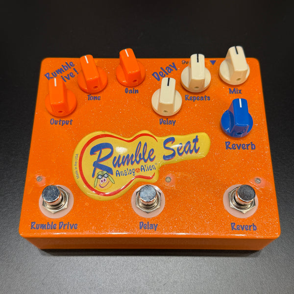 Used Analog Alien Rumble Seat Overdrive/Delay/Reverb