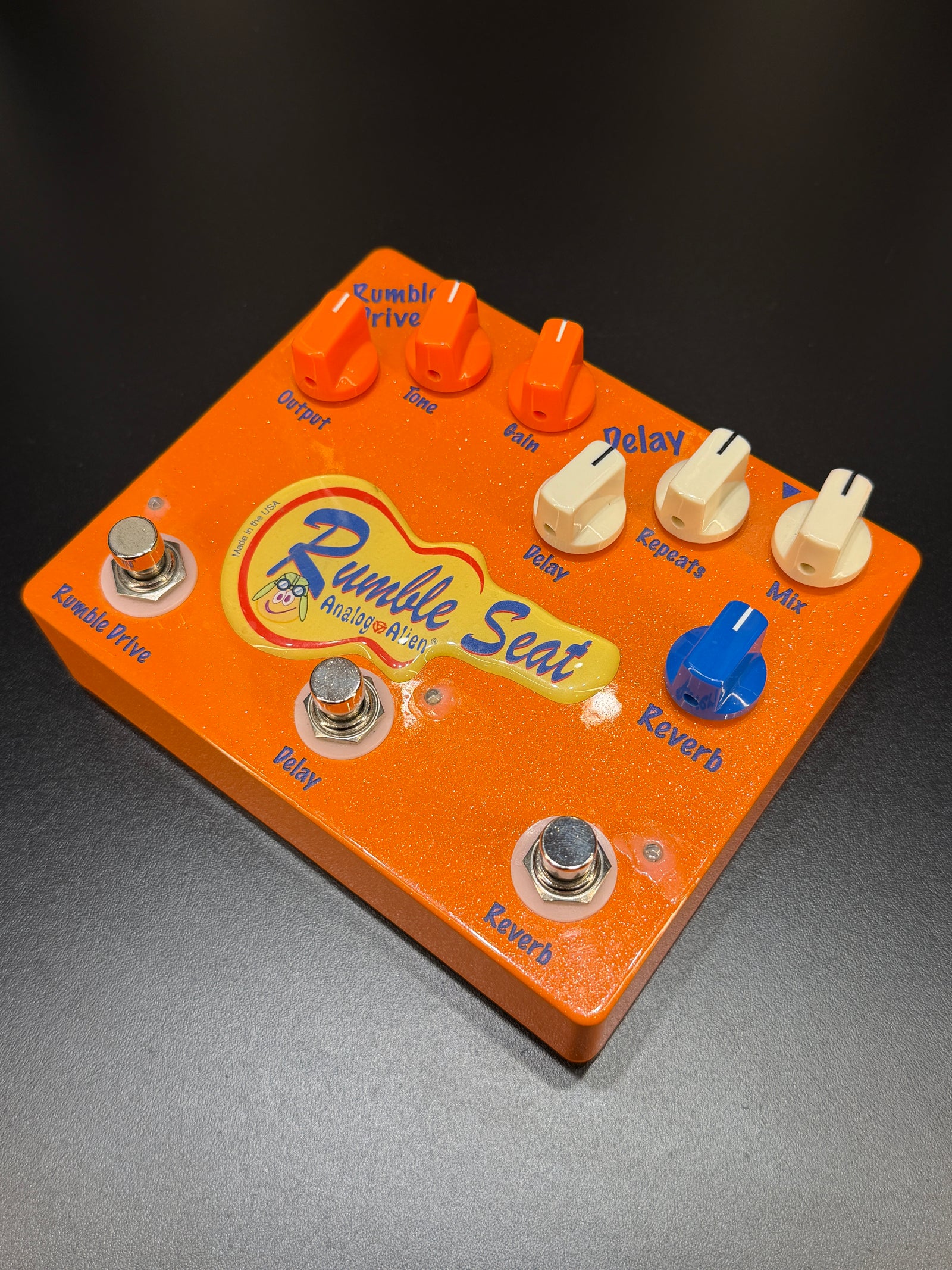 Used Analog Alien Rumble Seat Overdrive/Delay/Reverb
