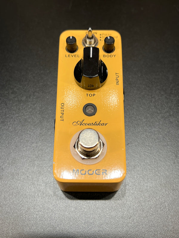 mooer acoustikar pedal Mooer Acoustikar Acoustic Guitar Simulator Effect Pedal True Bypass with 3 Modes (Piezo/Standard/Jumbo)
