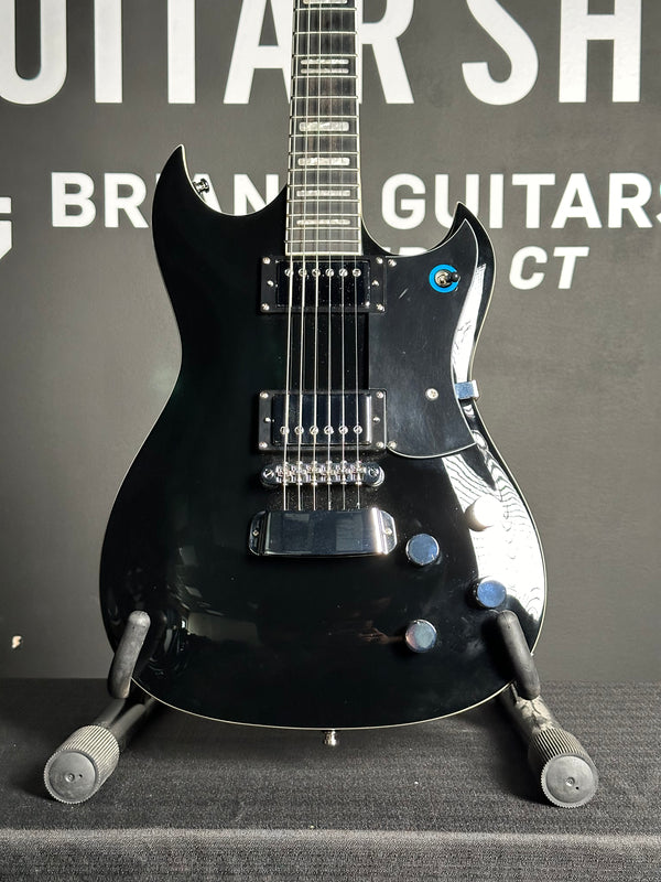 Used Hagstrom Pat Smear Signature Pass-BLK Black Gloss