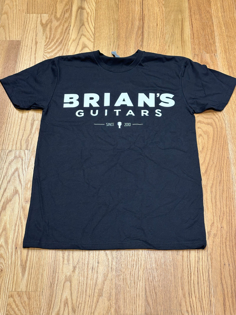 Brian's Guitars Logo T-Shirt Black