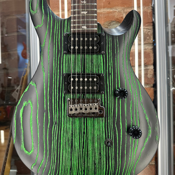 Used Paul Reed Smith SE Swamp Ash CE 24 Sandblasted Green Limited Edit