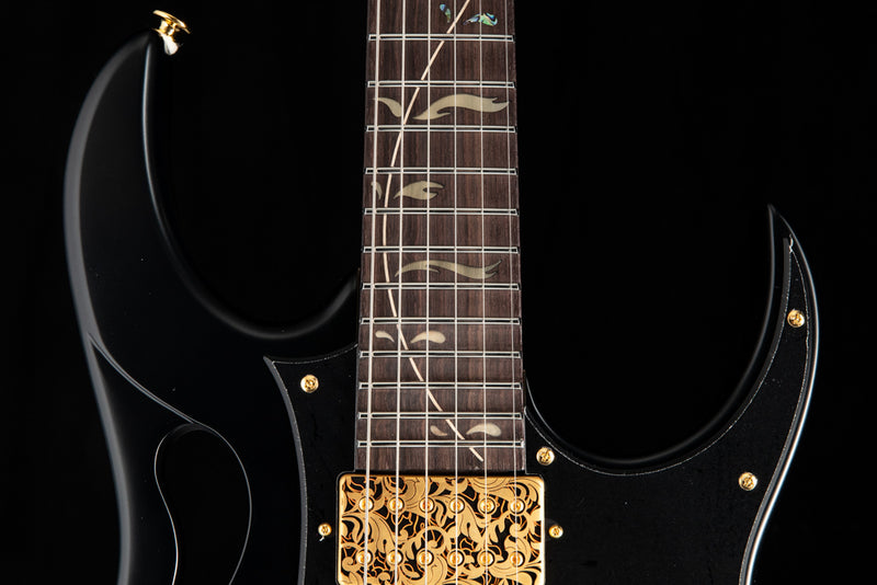 Used Ibanez PIA3761 Steve Vai Signature Onyx Black