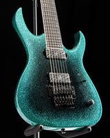 Used Mayones Duvell Elite PRO 7 Monolith Custom Black Blue Burst Sparkle Gloss