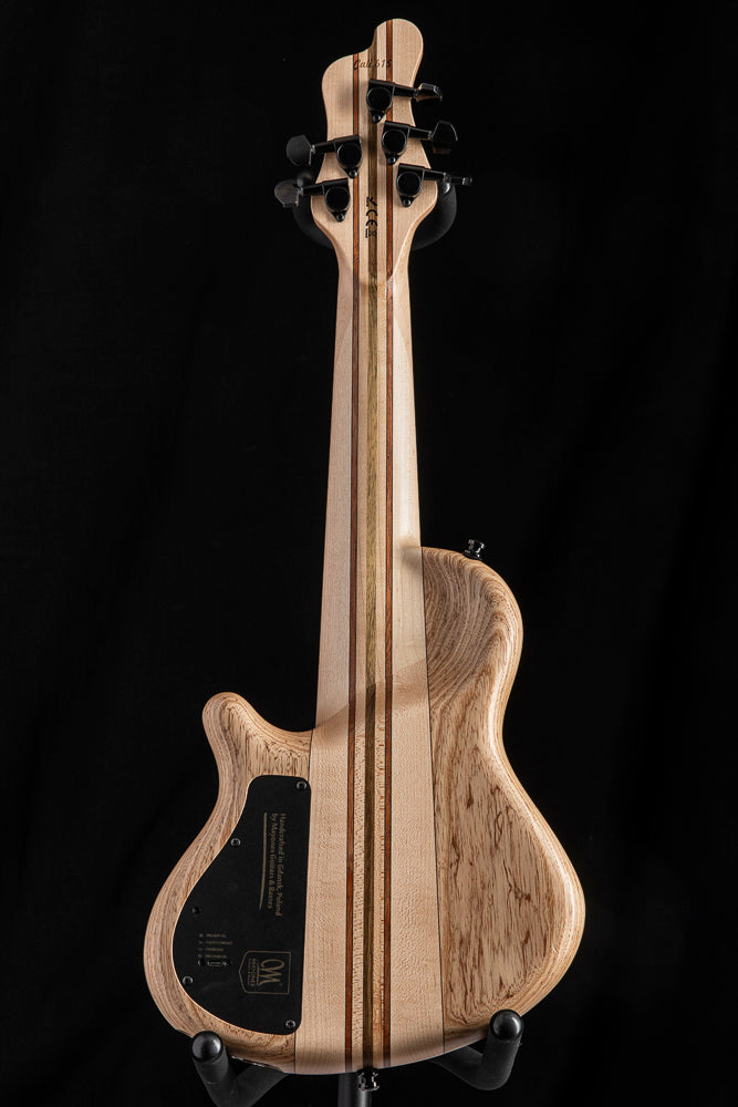 Mayones Cali 5 Fretless Buckeye Burl