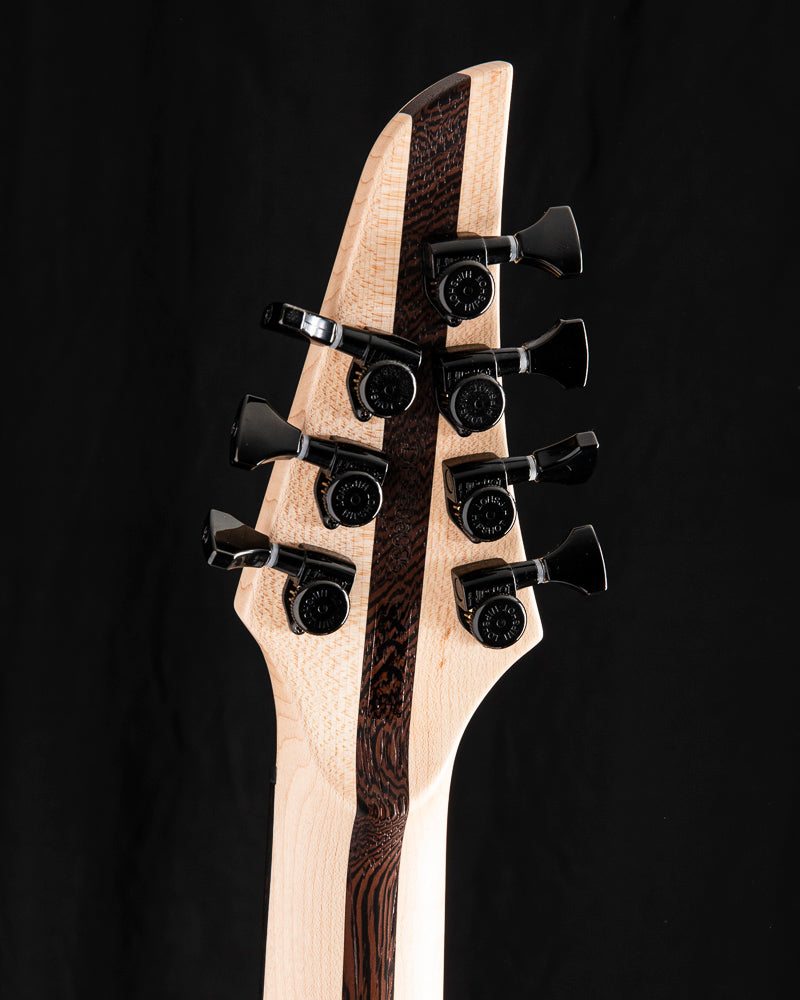 Mayones Duvell Elite 4Ever 7 Trans Natural Fade Black Burst Out Gloss