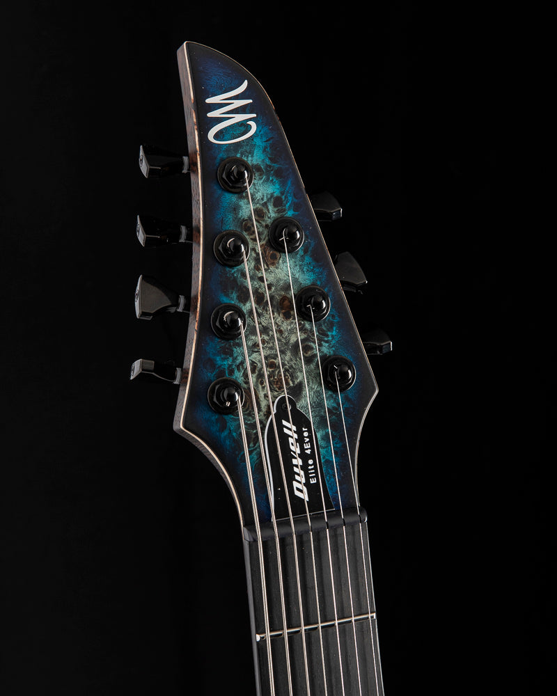 Mayones Duvell Elite 4Ever 7 B26.5 Trans Jeans Black 3Tone Blue Burst Satin