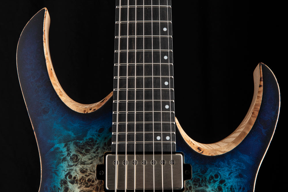 Mayones Duvell Elite 4Ever 7 B26.5 Trans Jeans Black 3Tone Blue Burst
