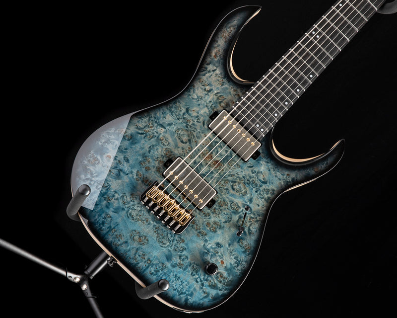 Mayones Duvell Elite 7 Baritone 26.5 Transparent Aquamarine Burst