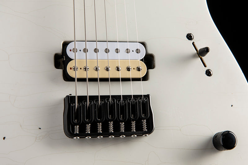 Mayones Duvell BL 7 Monolith Olympic White Nitro