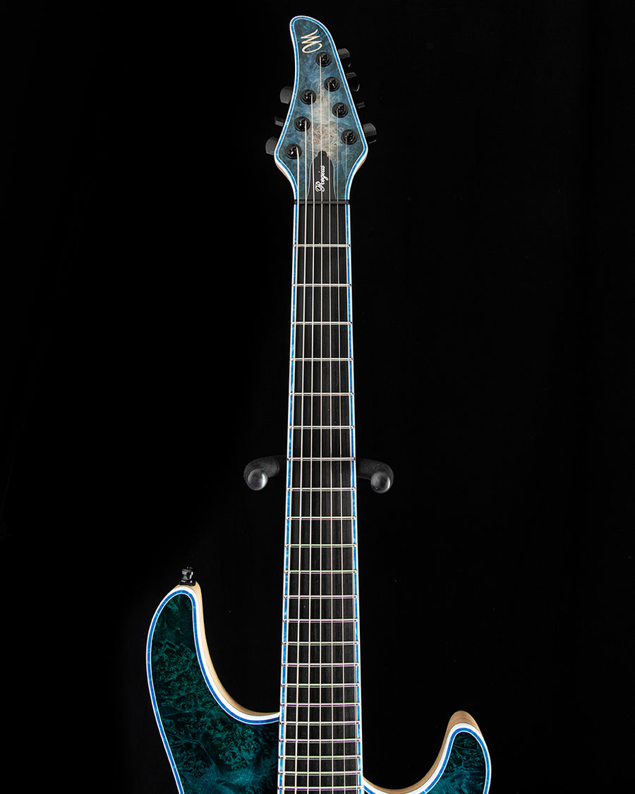 ギター Mayones Regius 7 Mayones Regius 7 Custom Ice Blue Burst